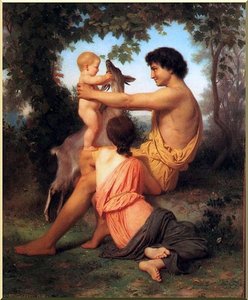 Idyll: Family From Antiquity — William-adolphe Bouguereau