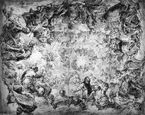 Four Latin Fathers Of The Church And Saints (verso) — レオナールト・ブラメール