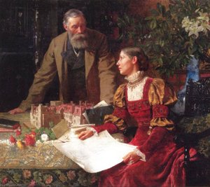 The House Builders — Sir Francis Bernard (frank) Dicksee