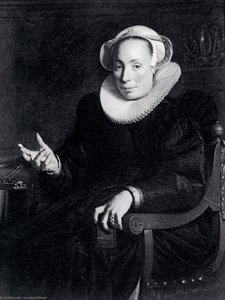 Portrait Of The Artist's Wife — Joachim Anthonisz Wtewael