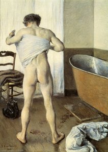 Man At His Bath — Gustave Caillebotte