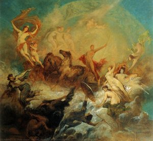 Der Sieg Des Lichts Über Die Finsternis — Hans Makart