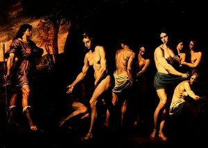 Diana And Her Nymphs Surprised By Actaeon — Andrea Vaccaro
