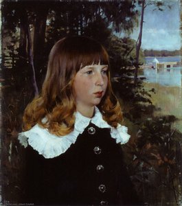 Portrait Of Emelie Von Etter — Albert Edelfelt