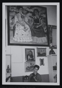 Frida Kahlo In Studio — Unidentified Artist, Harper's Weekly