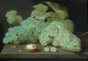 Grapes With A Half Walnut — Jacob Foppens Van Es