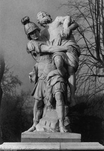 Aeneas Carrying Anchises From Troy — Pierre Ii Le Pautre