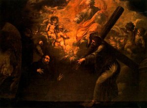 La Aparición De Cristo A San Ignacio Camino De Roma — Juan De Valdés Leal
