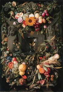 Fruits And Flowers With Wine Glass — Jan Davidszoon De Heem