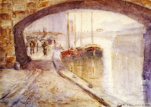 Misty Morning On The Seine — Frederick Carl Frieseke