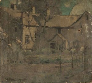 The Back Garden At Brookhouse — William Hoggatt