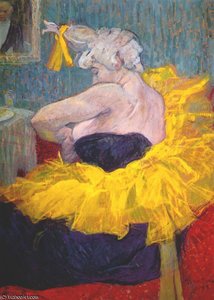The Clownesse Cha-u-kao At The Moulin Rouge Ii — Henri De Toulouse-lautrec