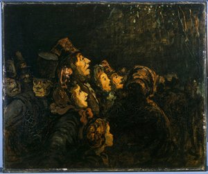 The Rockets — Honoré Daumier