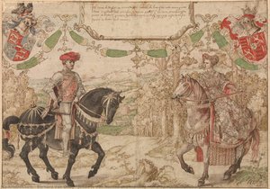 Johan Iv Van Nassau And His Wife Maria Van Loon-heinsberg — Bernard Van Orley