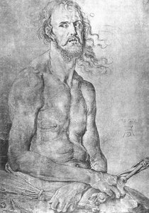 Selbstbildnis Als Der Schmerzensmann — Albrecht Dürer
