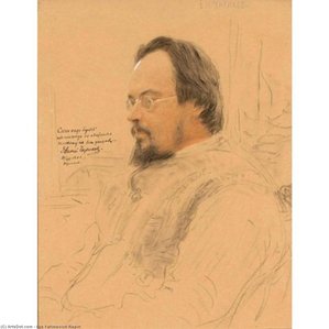 Portrait Of Writer Yevgeny Nikolayevich Chirikov. — Ilya Yefimovich Repin
