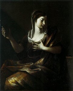 Pyrrha La Madeleine (ancien Titre) Femme Tenant À La Main Une Pierre (ancien Titre) — Jean Tassel