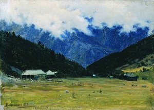 Landscape In Svanetia — Mikołaj Jaroszenko