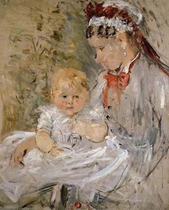 Juliet Con Su Nodriza — Berthe Morisot