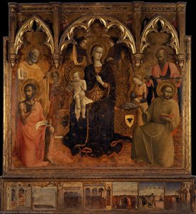 The Virgin And Child With Saints — Сассетта