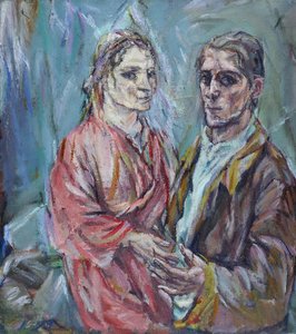 Double Portrait Oskar Kokoschka And Alma Mahler — Оскар Кокошков