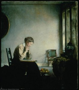 Girl Reading — Edmund Charles Tarbell