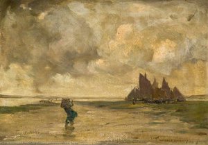 Beach Scene — Giffard Hocart Lenfestey