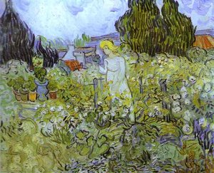 Mademoiselle Gachetin Puutarhassa Auvers-sur-oisessa — Vincent Willem Van Gogh