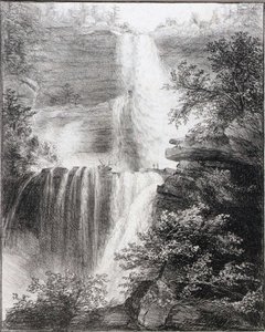 Falls At Catskill — Thomas Cole