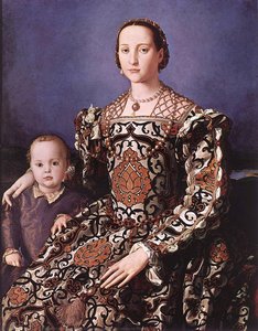 Eleonora Of Toledo With Her Son Giovanni De' Medici — Агноло Бронзино
