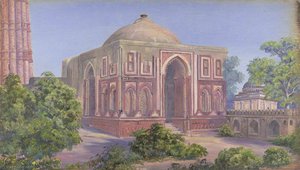 'gate Of Ali Ud Deen. Kutub. Delhi. India. 15 Novr. 1878' — Marianne North