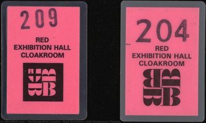 Red Exhibtion Hall Cloakroom Tickets — Barbican Arts Centre