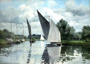 On The Bure At Wroxham — Alfred William Parsons