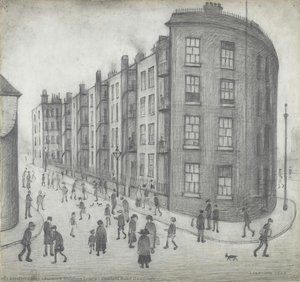 Oldfield Road Dwellings — Laurence Stephen Lowry