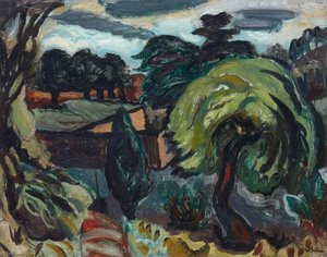 Dark Landscape — Sir William George Gillies