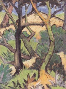 Evening Landscape (forest Landscape) — Otto Mueller