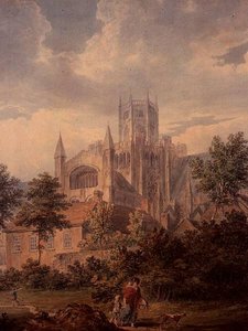 Ely Cathedral From The South East (detail) — Edward Dayes