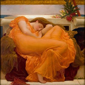 English Flaming June Español Junio Flameante Français June Flamboyante Italiano Avvampante Giugno 日本語 フレイミング・ジューン. Português Sol Ardente De Junho Slovenčina Žeravý Jún — Frederik Leighton
