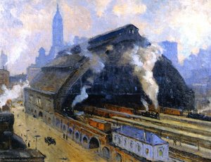 Glass Train Shed, Broad Street Station, Philadelphia — Colin Campbell Cooper
