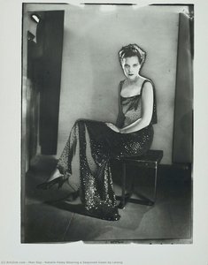 Natalie Paley Wearing A Sequined Gown By Lelong — Man Ray