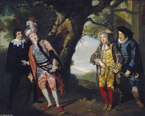 A Scene In 'twelfth Night', Act Iii — Francis Wheatley