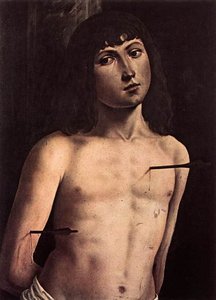 St Sebastian — Lorenzo Costa (the Elder)