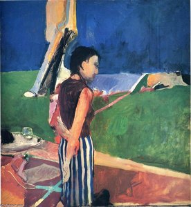 Girl On A Terrace — Richard Diebenkorn