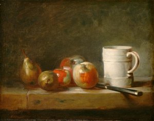Nature Morte Avec Un Mug Blanc — Jean-baptiste-siméon Chardin