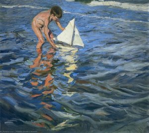 The Young Yachtsman — Joaquín Sorolla Y Bastida