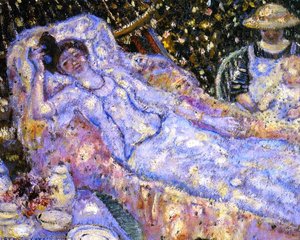 The Hammock (study) — Frederick Carl Frieseke