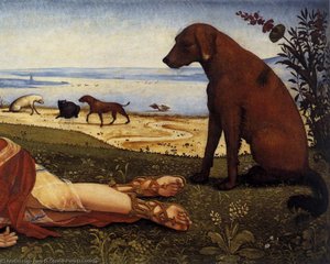 The Death Of Procris (detail) — 皮耶罗·迪·科西莫 (piero Di Cosimo)