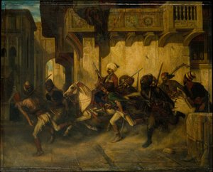 The Turkish Patrol — Alexandre Gabriel Decamps