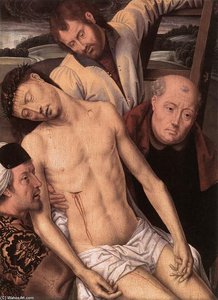 Abnahme Vom Kreuz (linker Flügel Eines Diptychons) — Hans Memling