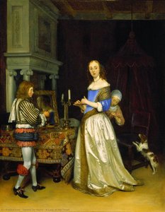 A Lady At Her Toilet — Gerard Ter Borch